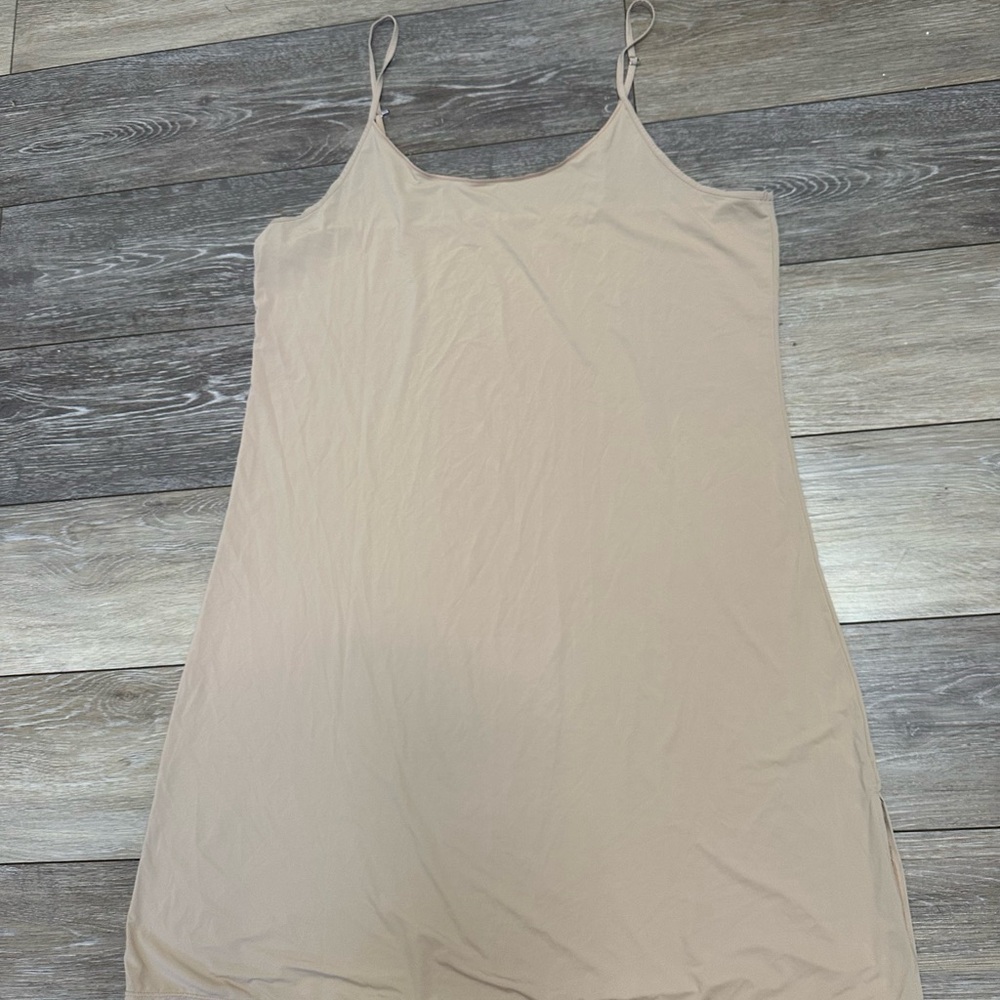 Jockey Beige Nightgown Slip Dress